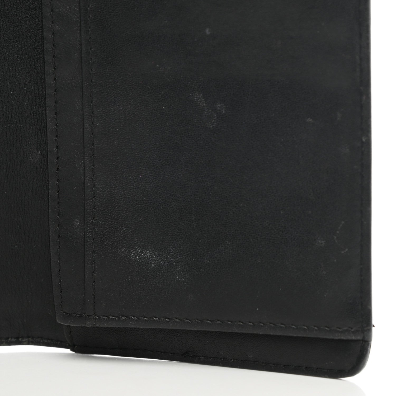 Chanel Patent Camellia Embossed Yen Wallet Black 10 of 13
