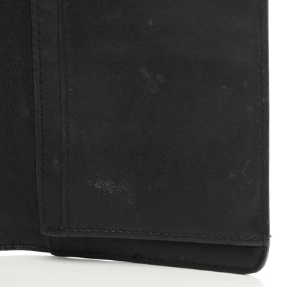 Chanel Patent Camellia Embossed Yen Wallet Black 10 of 13