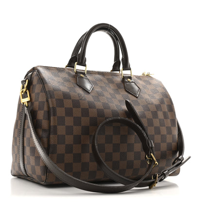 Louis Vuitton Damier Ebene Speedy Bandouliere 30 3 of 13