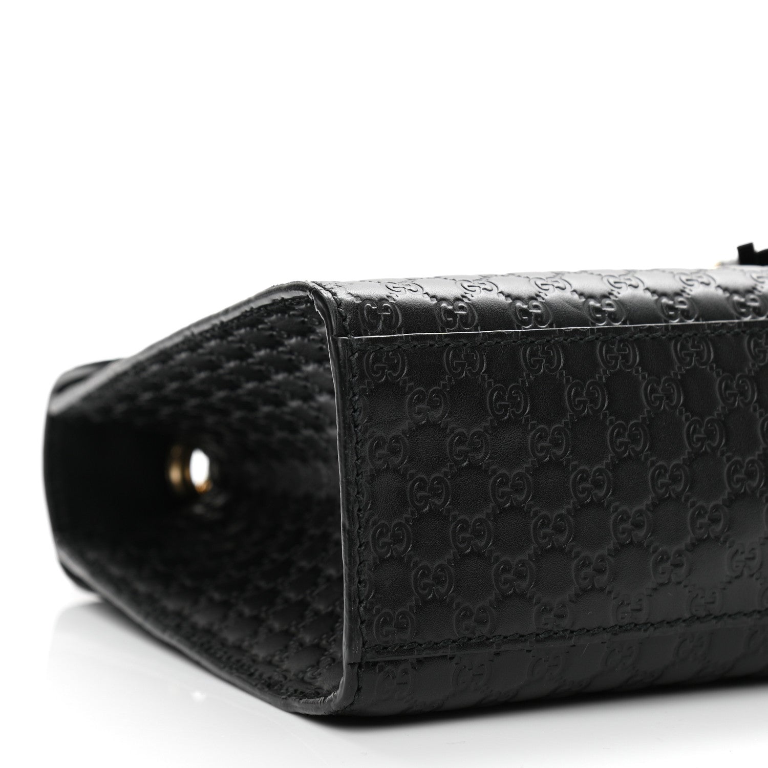 Gucci Microguccissima Medium Emily Chain Shoulder Bag Black 9 of 11