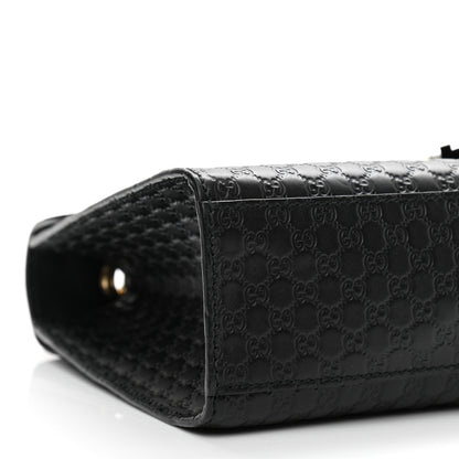 Gucci Microguccissima Medium Emily Chain Shoulder Bag Black 9 of 11