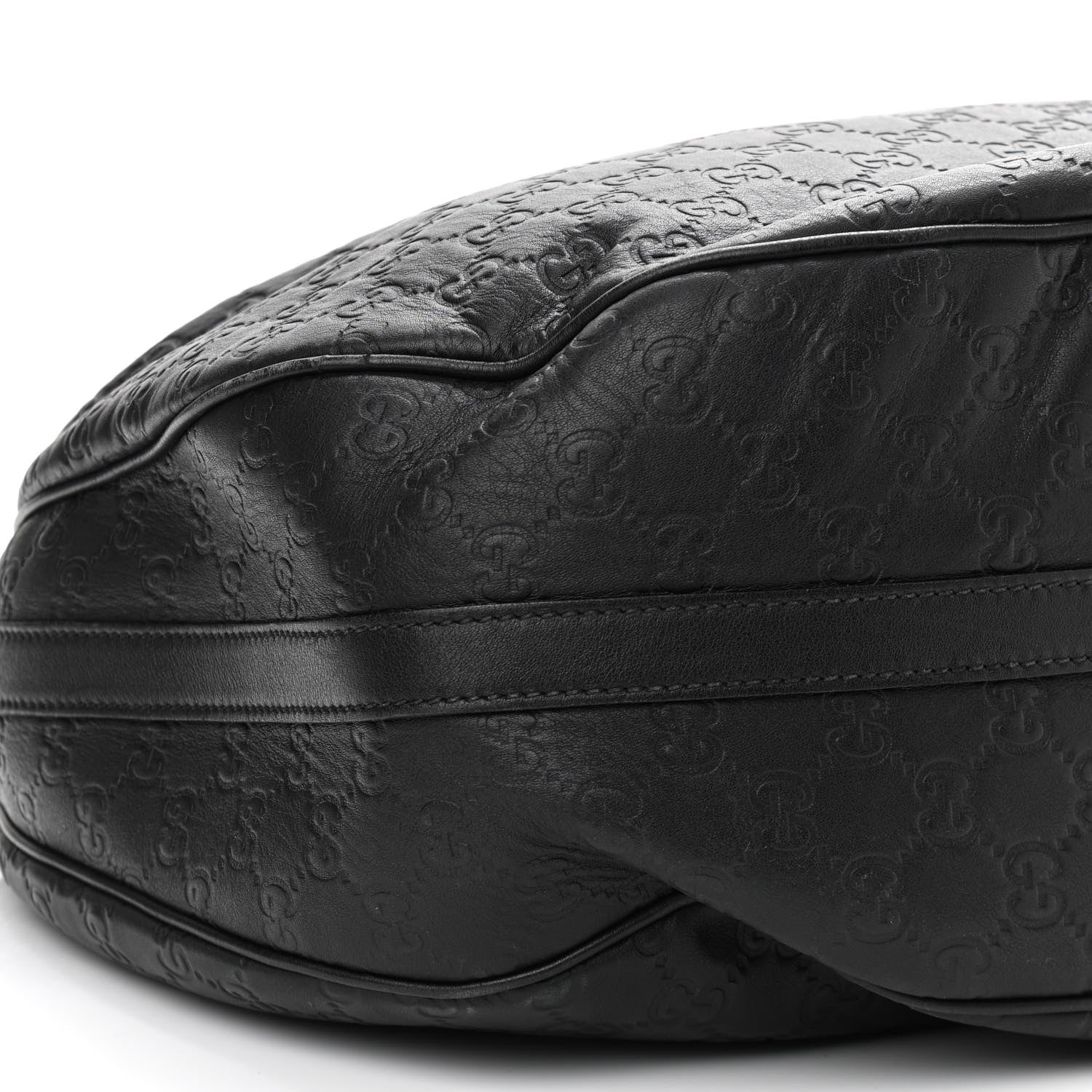 Gucci Guccissima Large GG Twins Hobo Black 9 of 11