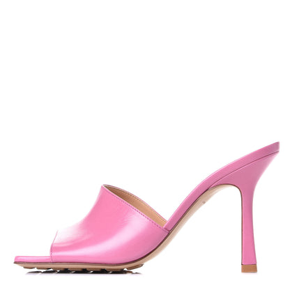 Bottega Veneta Lambskin Stretch Mule Sandals 35 Lollipop 1 of 9