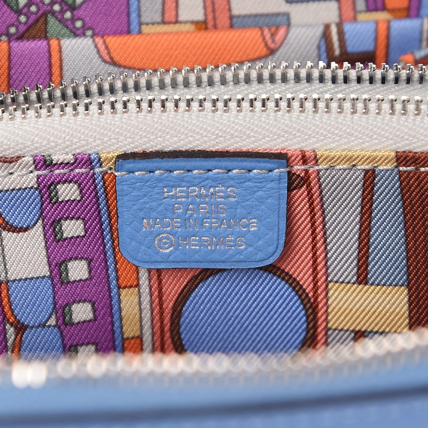 Epsom Silk'In Compact Wallet Bleu Paradis