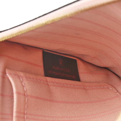 Louis Vuitton Damier Ebene Neverfull MM GM Pochette Rose Ballerine 7 of 8