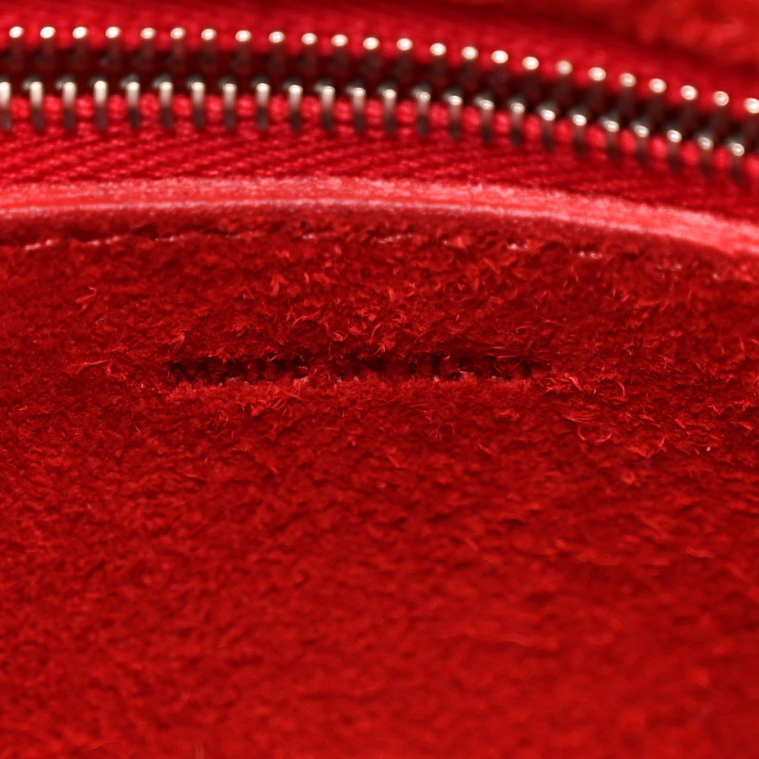 Celine Soft Grained Calfskin Small Sangle Bucket Bag Red 7 of 15