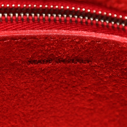 Celine Soft Grained Calfskin Small Sangle Bucket Bag Red 7 of 15