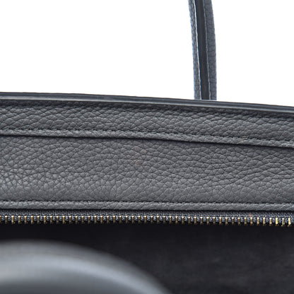 Celine Baby Drummed Calfskin Nano Luggage Kohl 7 of 12