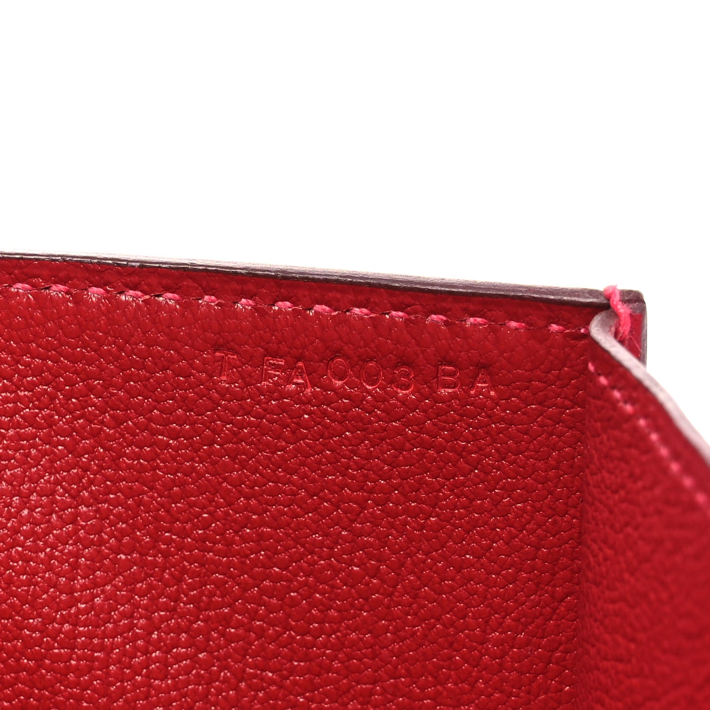 Tadelakt Medor 23 Clutch Rouge Vif Rouge Vif