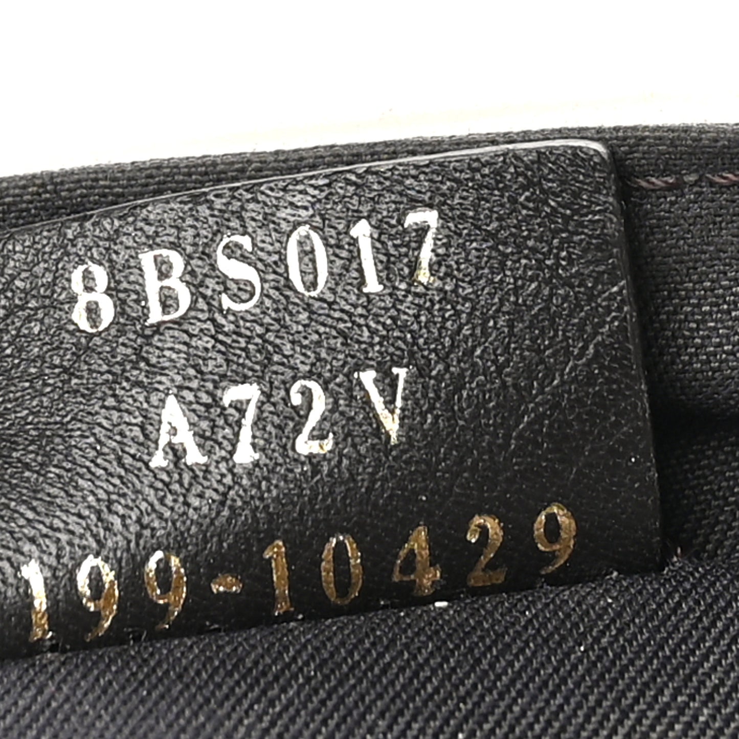 Nappa FF 1974 Embossed Mini Baguette White