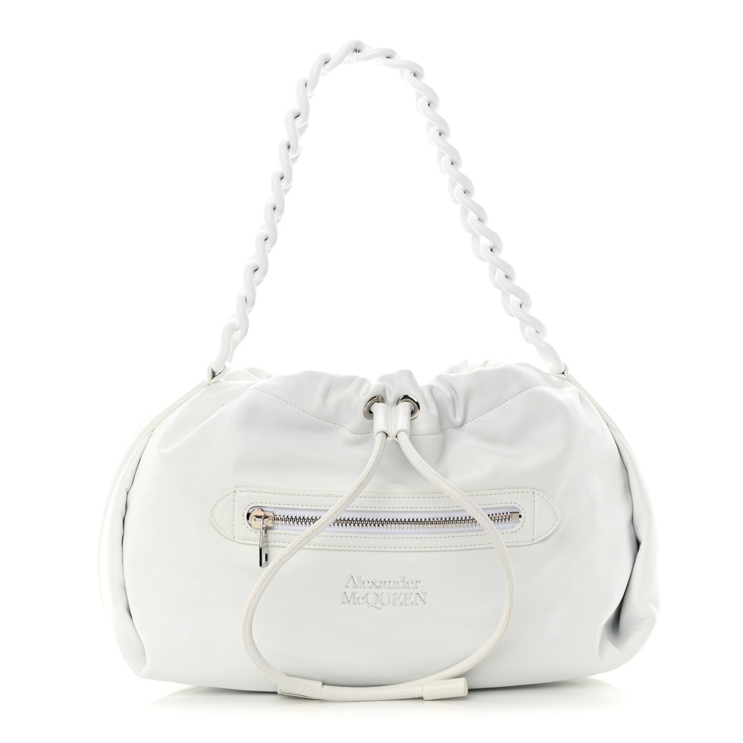 Alexander McQueen Calfskin Medium Bundle White 1 of 15