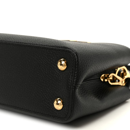 Louis Vuitton Taurillon Embellished Flower Handle Capucines BB  Black 9 of 9