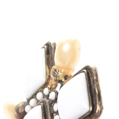 Chanel Gripoix Pearl Brooch Gold 9 of 12