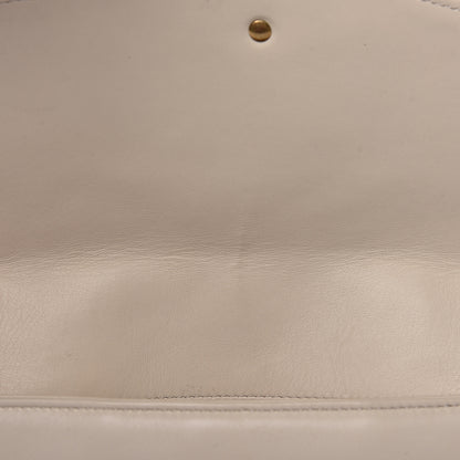 Gucci Calfskin Matelasse Medium GG Marmont Shoulder Bag White 9 of 21