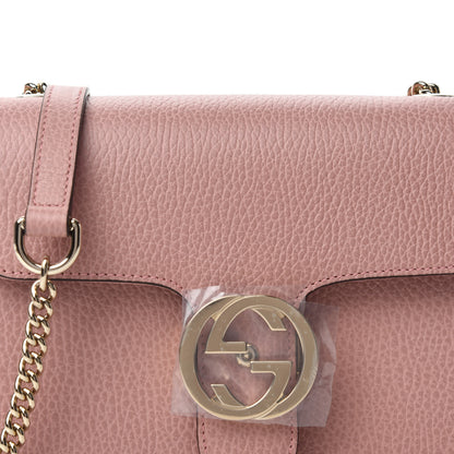 Gucci Dollar Calfskin Small Interlocking G Shoulder Bag Soft Pink 10 of 10