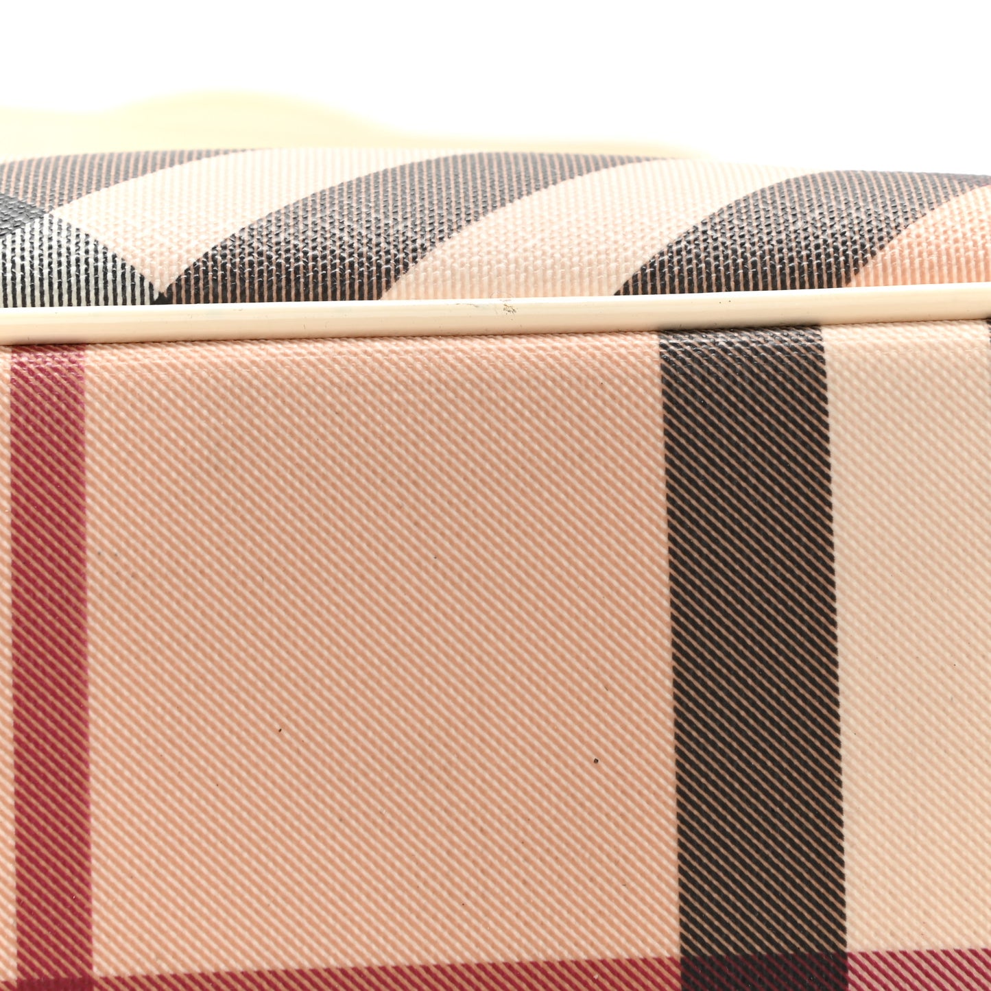 Nova Check Large Nickie Tote White