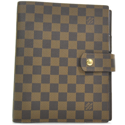 Louis Vuitton Damier Ebene Large Ring Agenda 1 of 8