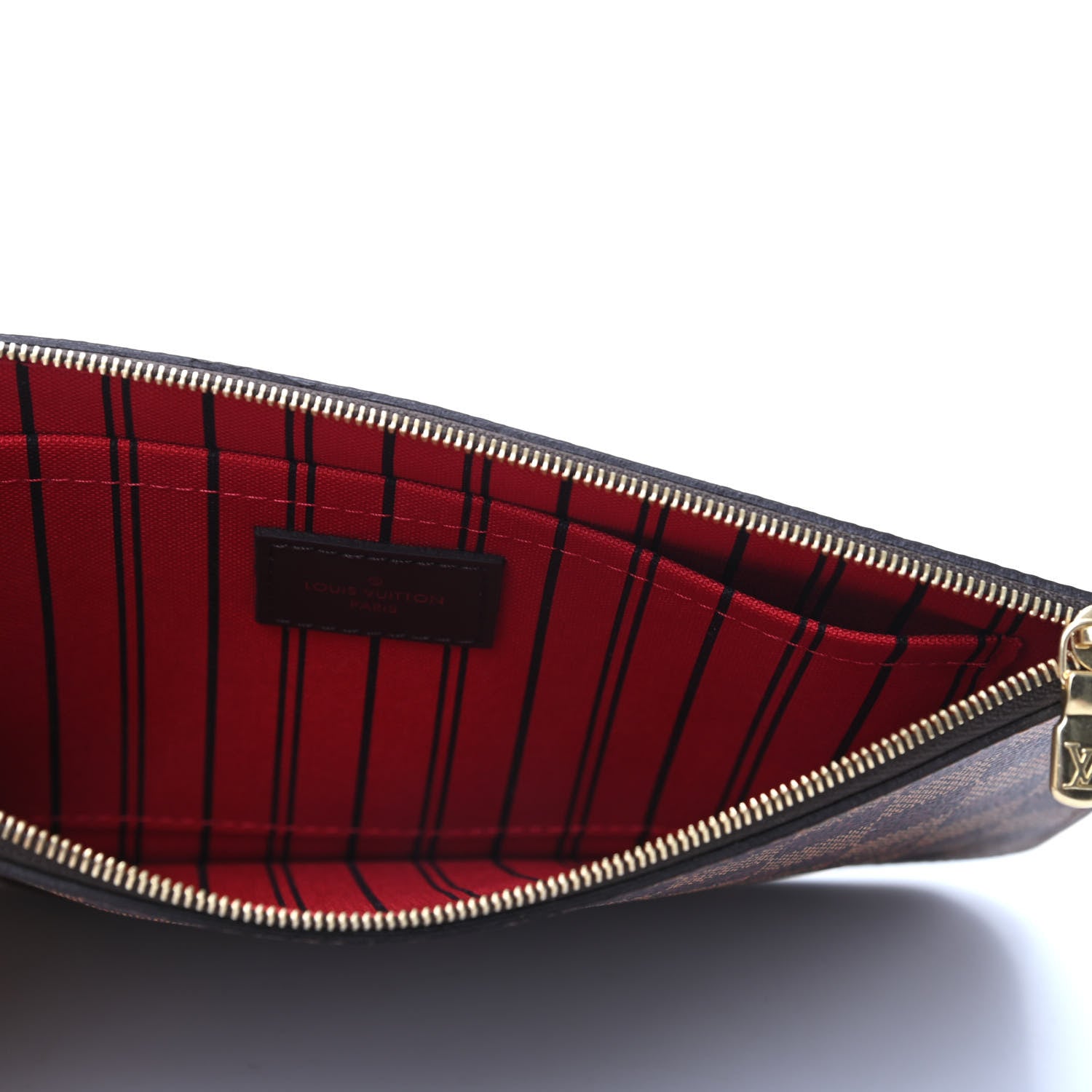 Louis Vuitton Damier Ebene Neverfull MM GM Pochette 5 of 6