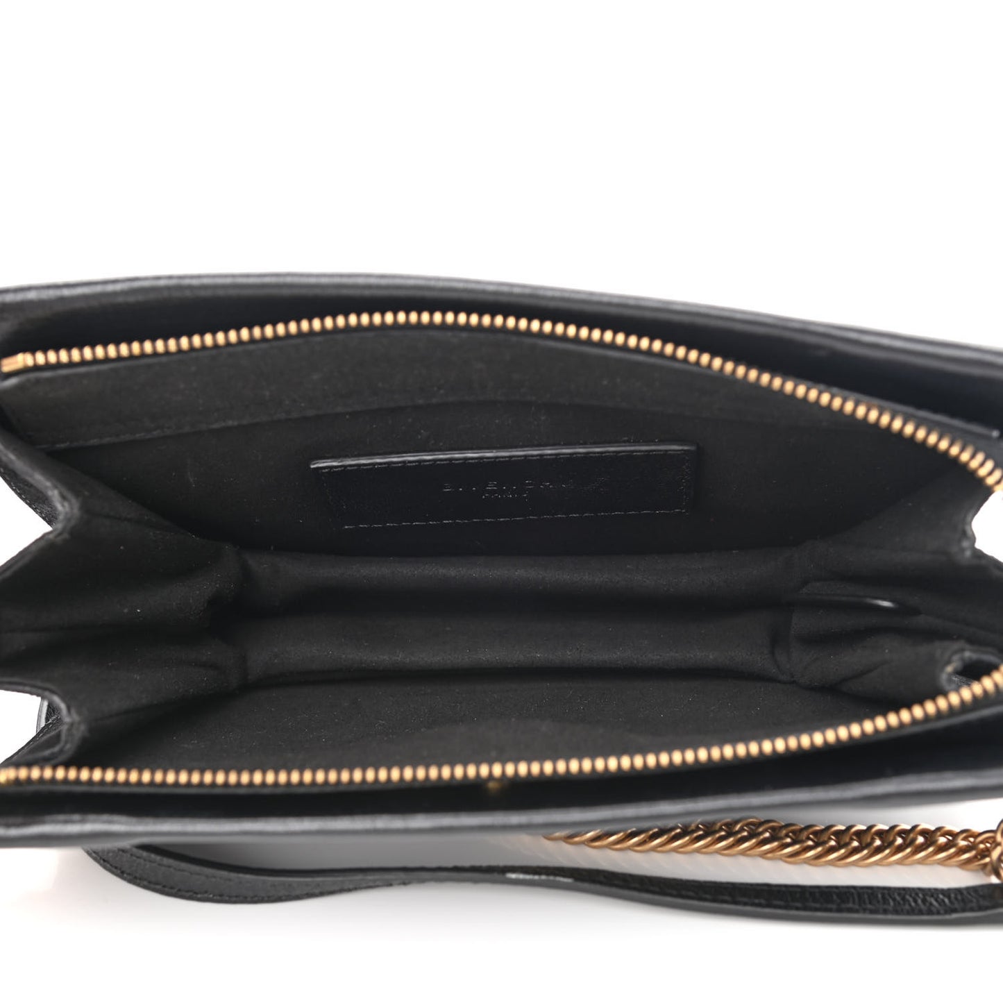 Textured Calfskin Cross 3 Crossbody Bag Black
