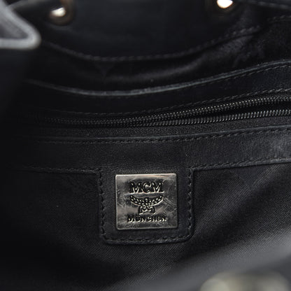 MCM Visetos Essential Drawstring Bucket Bag Black 9 of 12