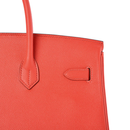 Hermes Epsom Birkin 35 Rose Jaipur 27 of 34