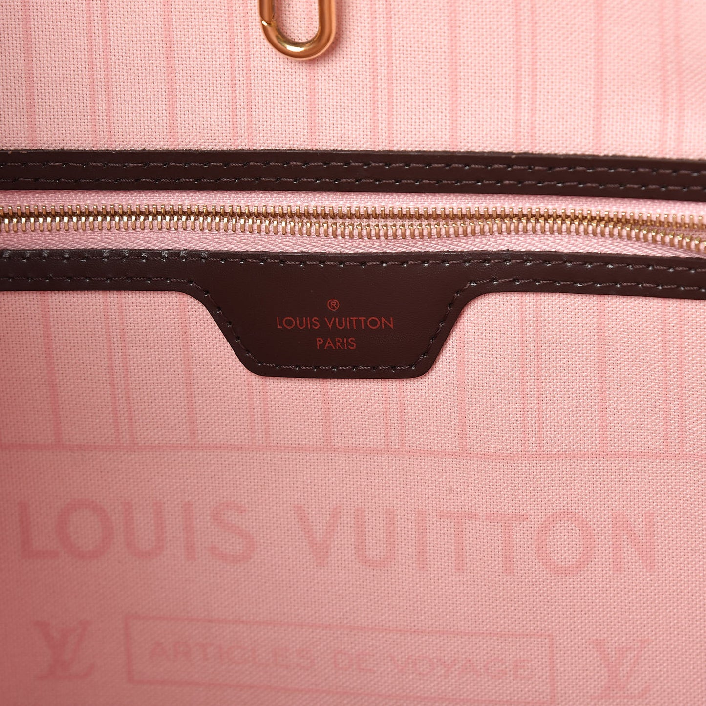 Damier Ebene Neo Neverfull MM Rose Ballerine