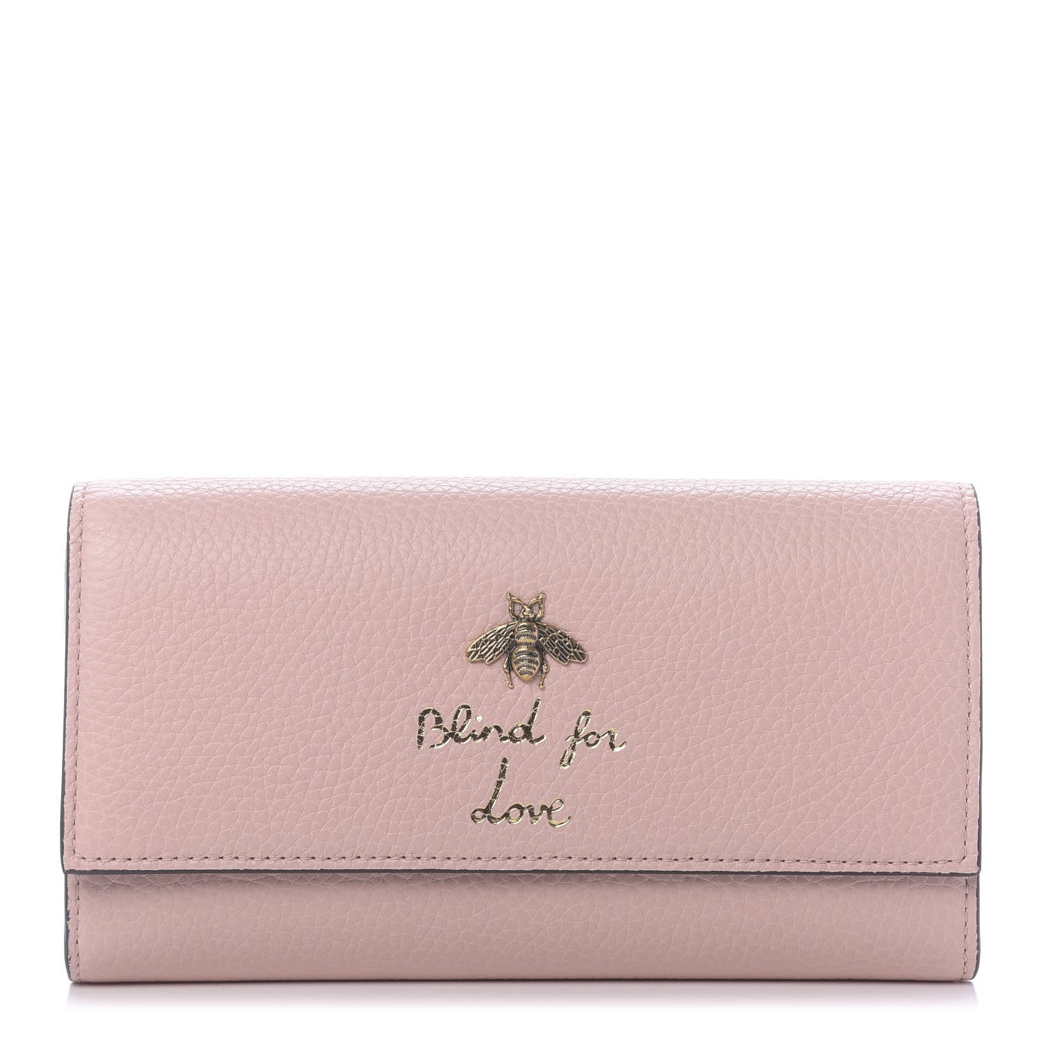 Gucci Calfskin Animalier Continental Wallet Porcelain Rose 1 of 9