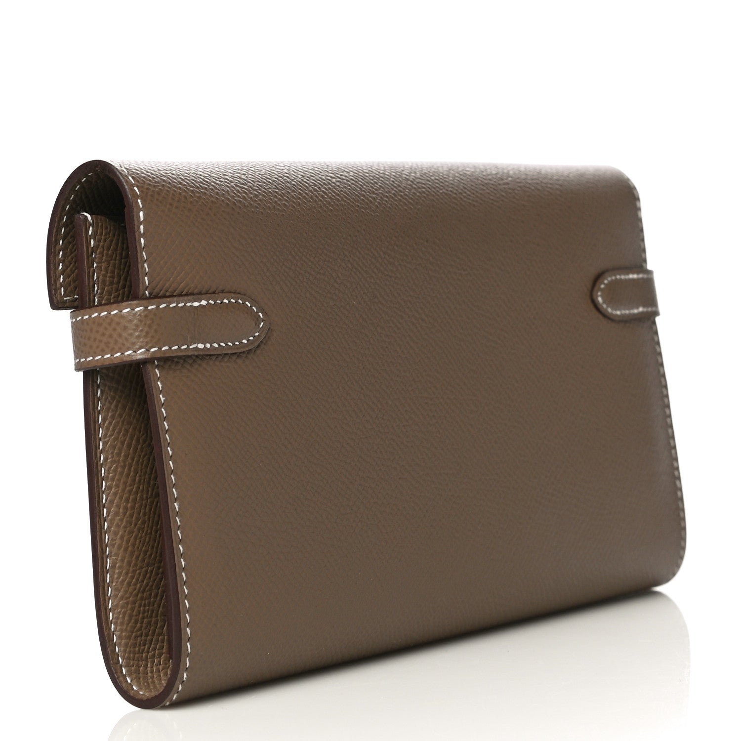 Hermes Epsom Kelly Longue Wallet Etoupe 3 of 11