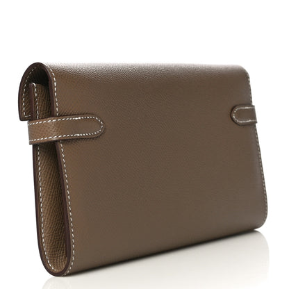 Hermes Epsom Kelly Longue Wallet Etoupe 3 of 11