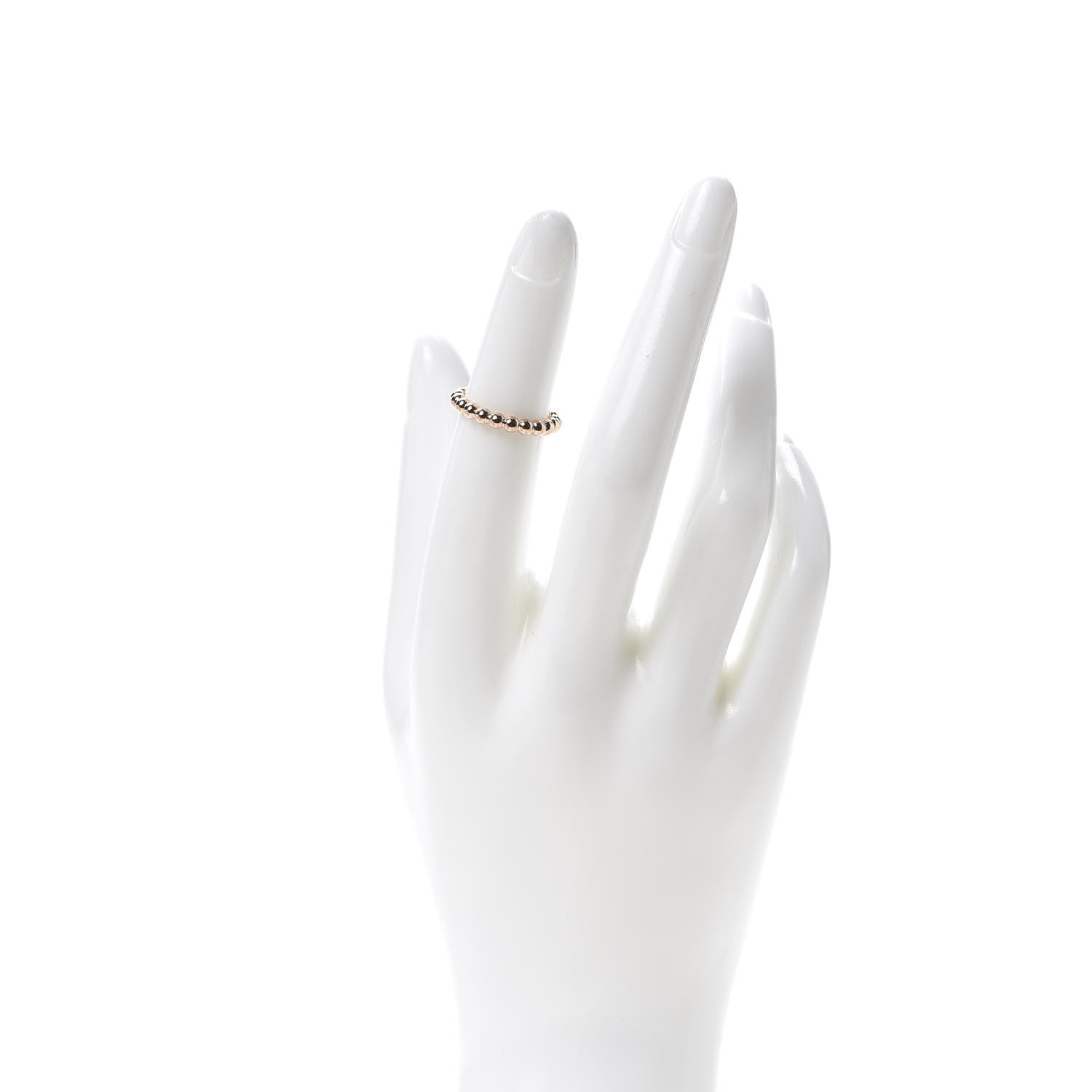 Van Cleef & Arpels 18K Rose Gold Medium Perlee Ring 48 4.5 2 of 6
