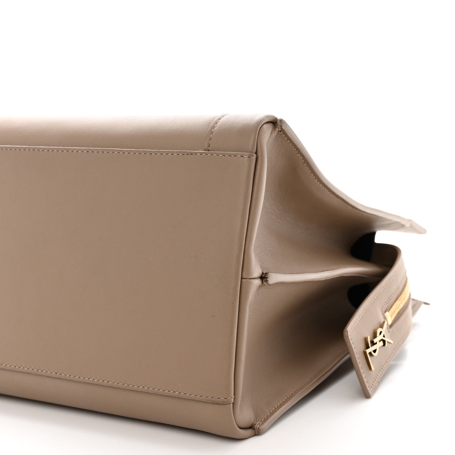 Saint Laurent Smooth Calfskin Medium East Side Tote Beige 10 of 13
