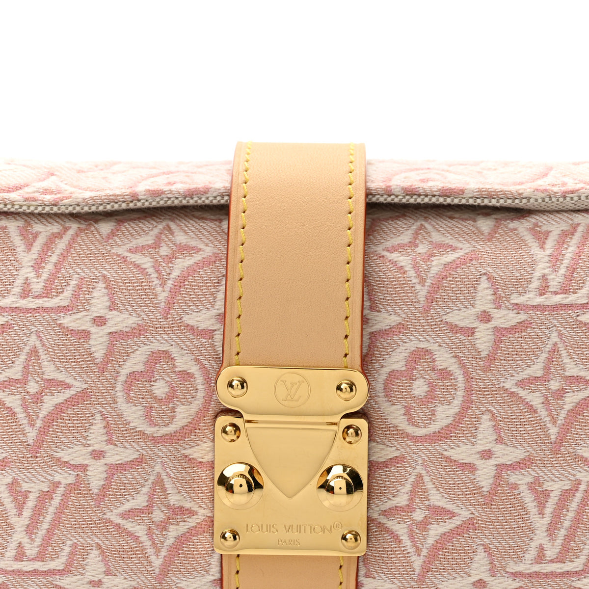 Louis Vuitton Monogram Embleme Mia Pochette Rose Ruban 7 of 10