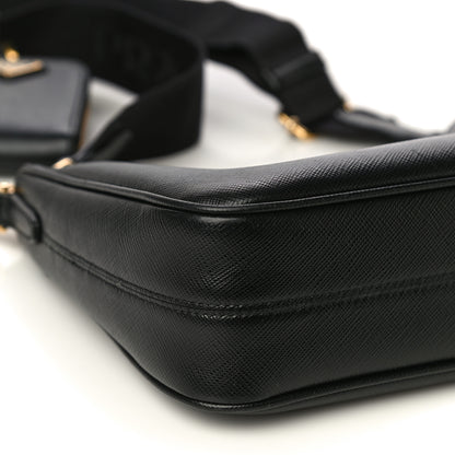 Prada Saffiano Lux Re-Edition 2005 Shoulder Bag Black 9 of 13