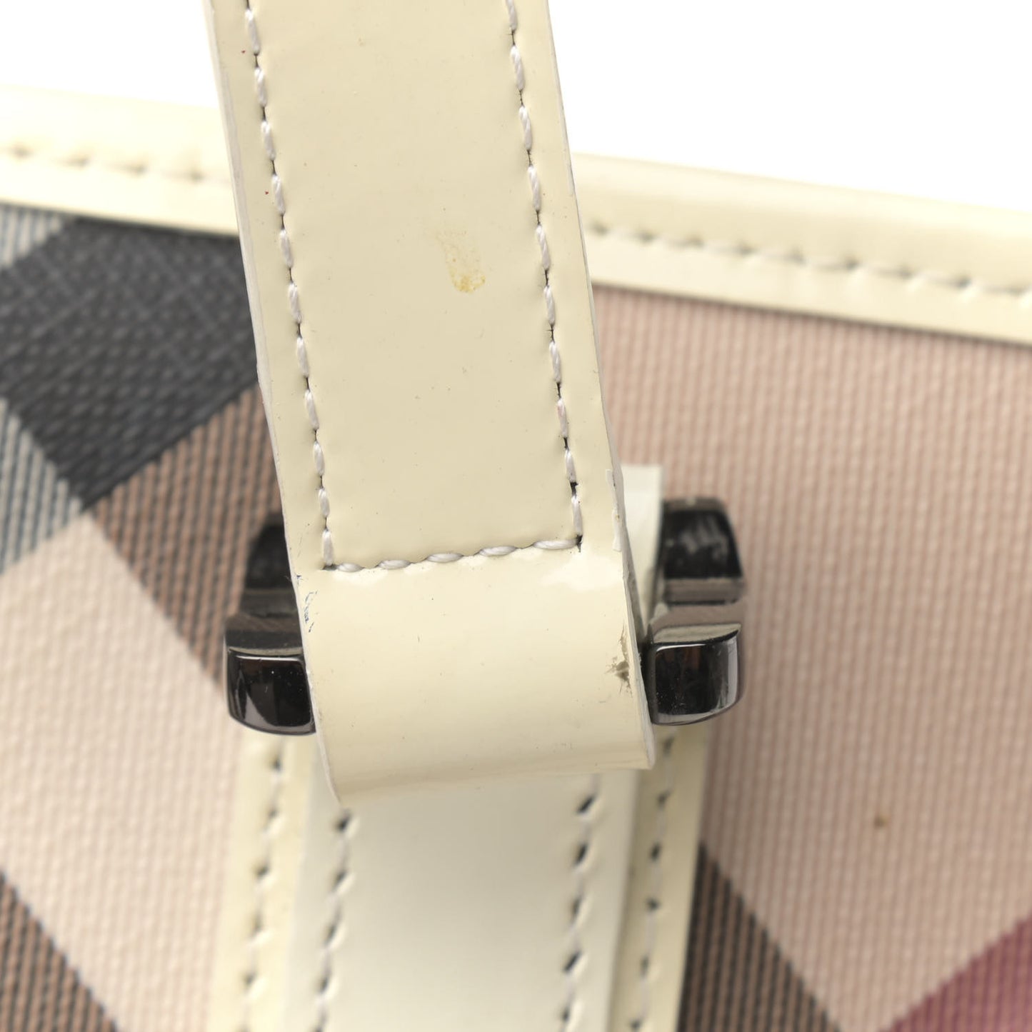 Supernova Check Tote White