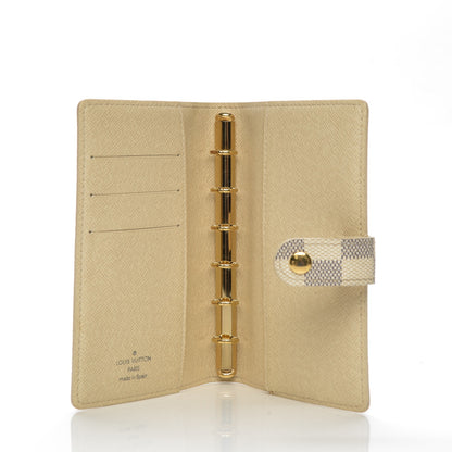 Louis Vuitton Damier Azur Small Ring Agenda Cover 5 of 7
