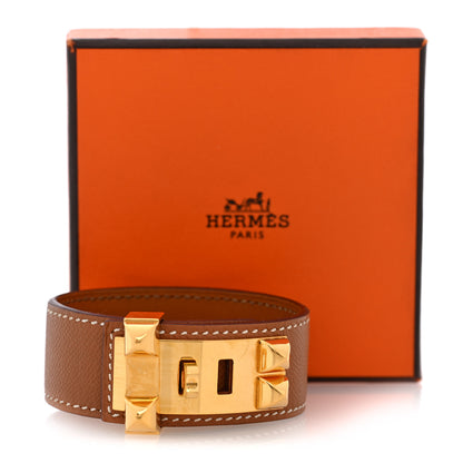 Hermes Epsom Collier de Chien CDC 24 Bracelet T3 Gold 6 of 6