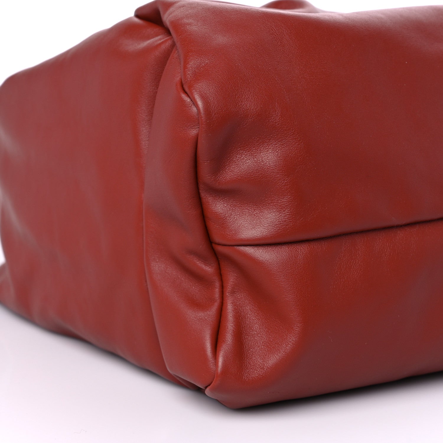 Bottega Veneta Smooth Butter Calfskin Large The Shoulder Pouch Rust 7 of 8