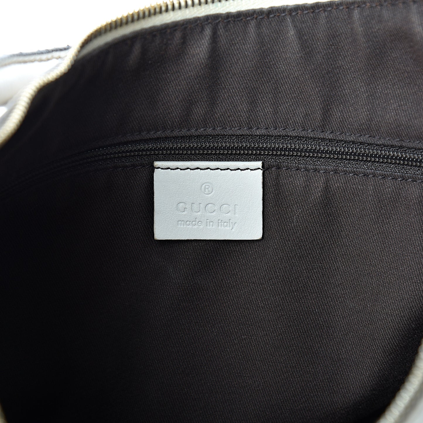 Monogram Large D Gold Hobo Off White