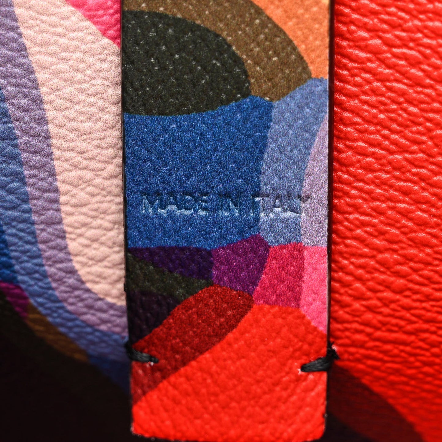Patent Calfskin Paris Illusion Cabata Tote Multicolor