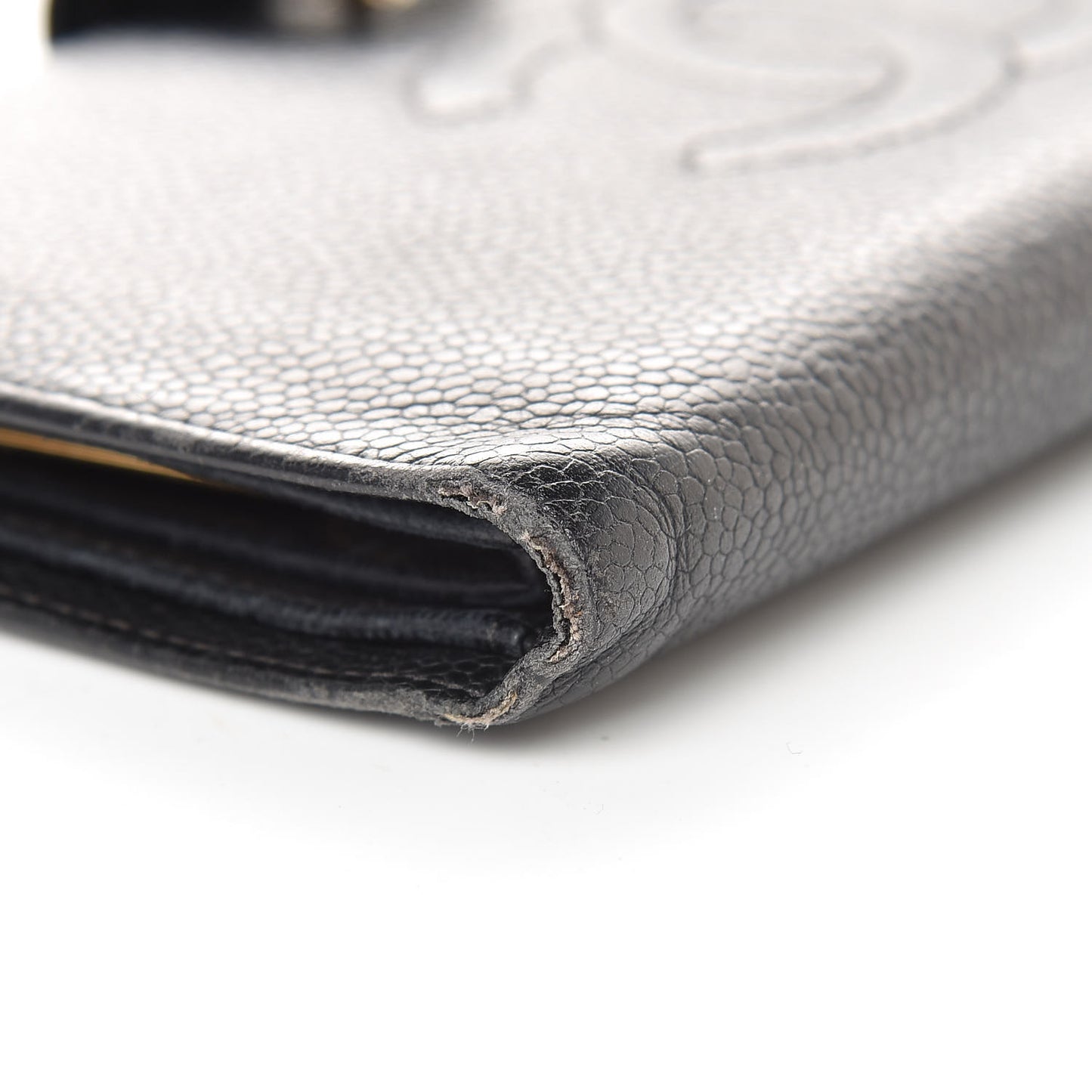 Caviar Timeless CC French Wallet Black