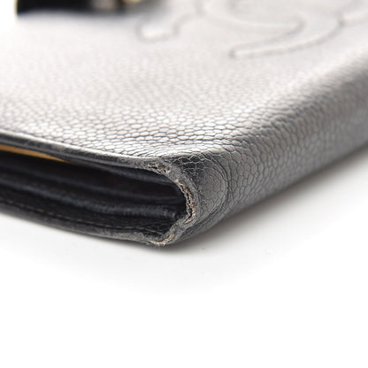Chanel Caviar Timeless CC French Wallet Black 14 of 19