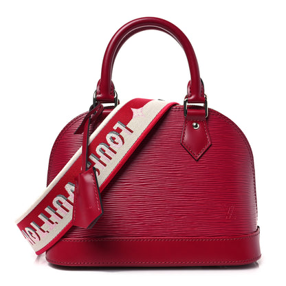 Louis Vuitton Epi Jacquard Alma BB Raspberry 1 of 7