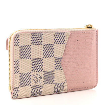 Louis Vuitton Damier Azur Recto Verso Card Holder Rose Ballerine 3 of 6