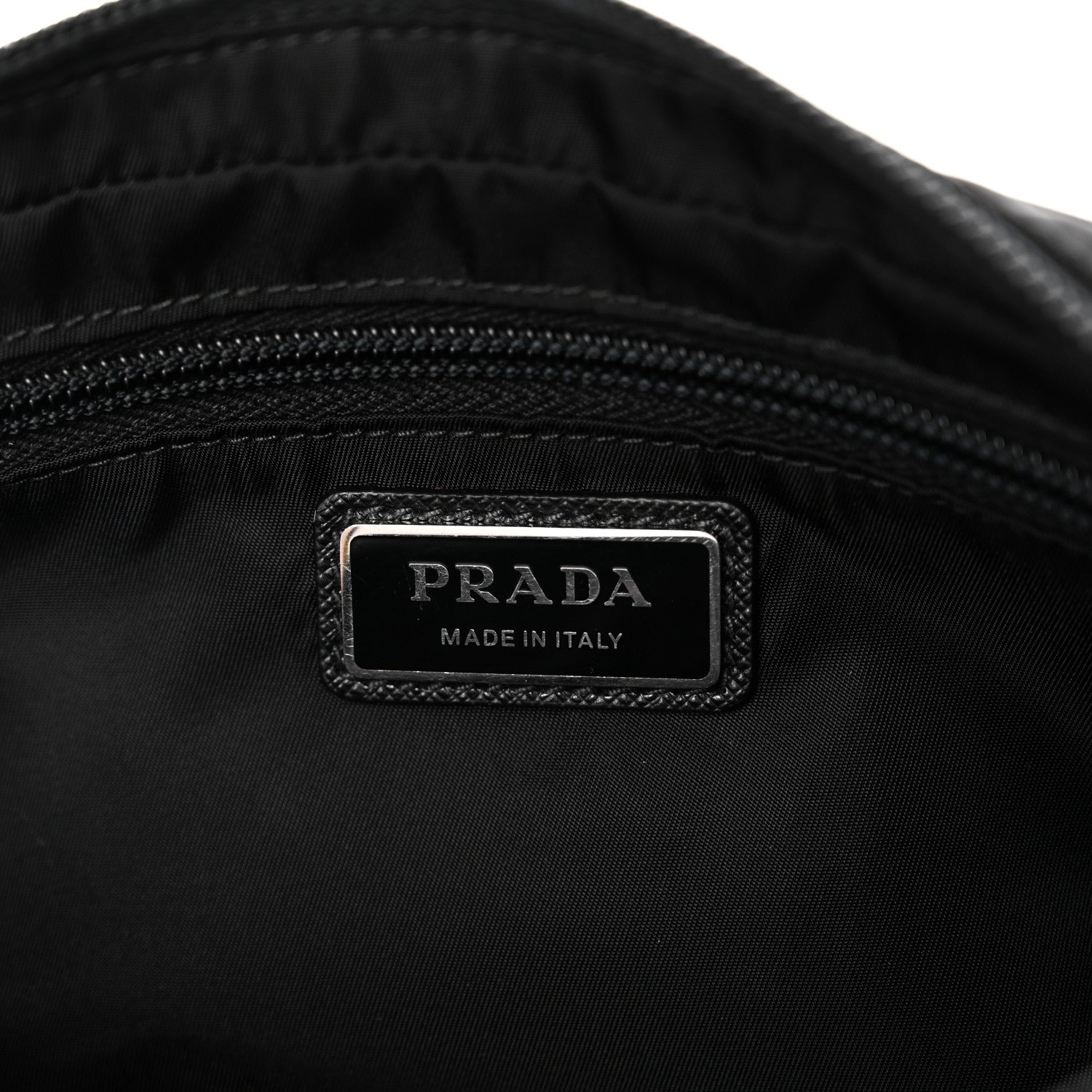 Prada Tessuto Nylon Belt Bag Black 6 of 9