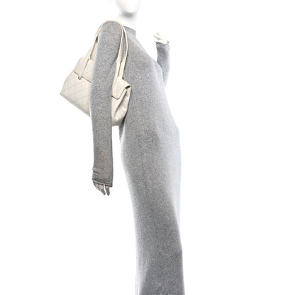 Chanel Calfskin Wild Stitch Shoulder Bag White 2 of 14