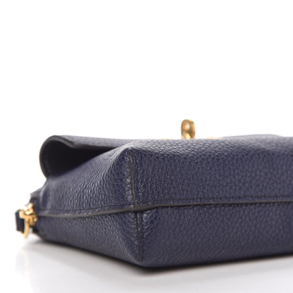 Mulberry Small Classic Grain Union Jack Darley Coin Pouch Oxford Blue 5 of 10