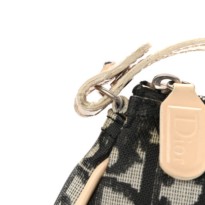 Christian Dior Monogram Mini Saddle Pochette White Blue 12 of 15