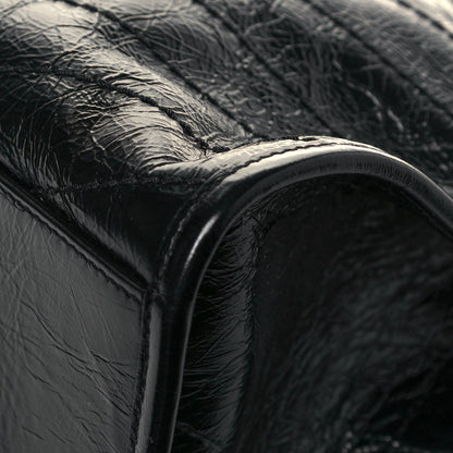 Saint Laurent Crinkled Calfskin Matelasse Monogram Medium Niki Shopper Tote Black 12 of 12