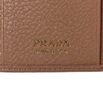 Prada Vitello Grain 6 Key Holder Cipria 6 of 10
