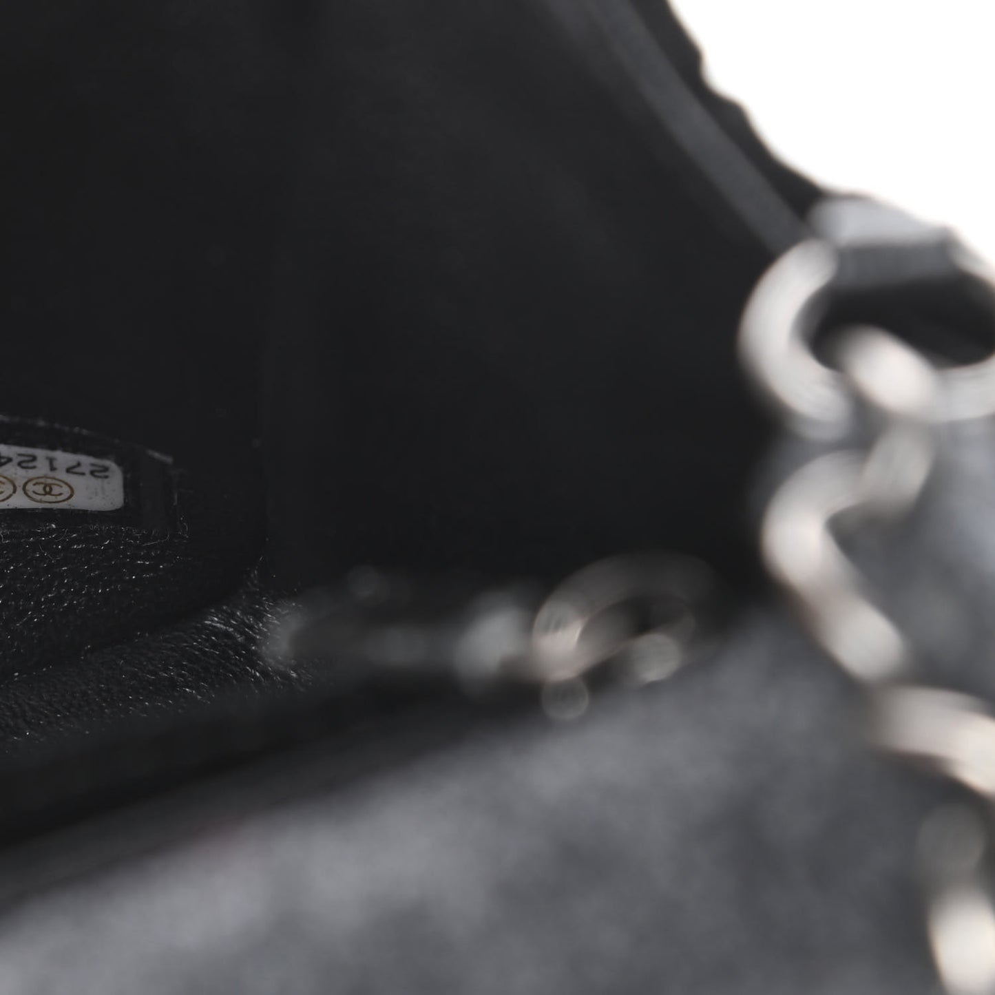 Wool Velvet Crystal Studded Mini Rectangular Flap Grey Black